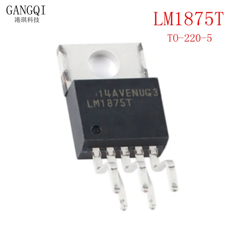5PCS New LM1875T LM1875 TO-220-5 20W Audio Power Amplifier In Stock