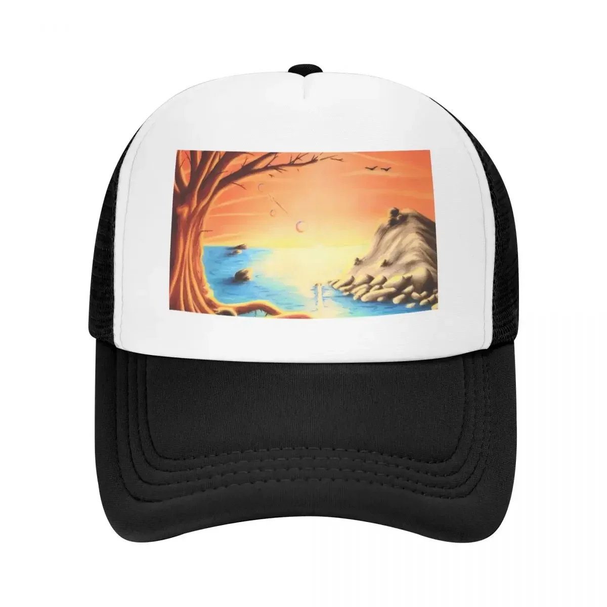 New Fire of Graceful Skies Baseball Cap Hat   funny hat Big Size  Women s Men's