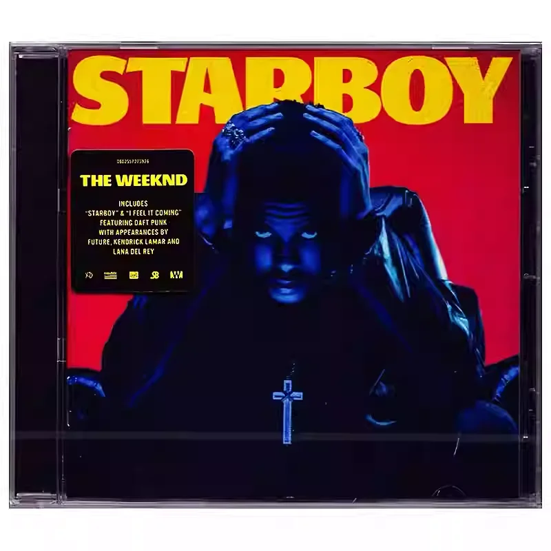 

Classic Contemporary R&B Album The Weeknd Music CD Starboy Music Record 2016 Release Cosplay Walkman Car Soundtracks Box Gifts
