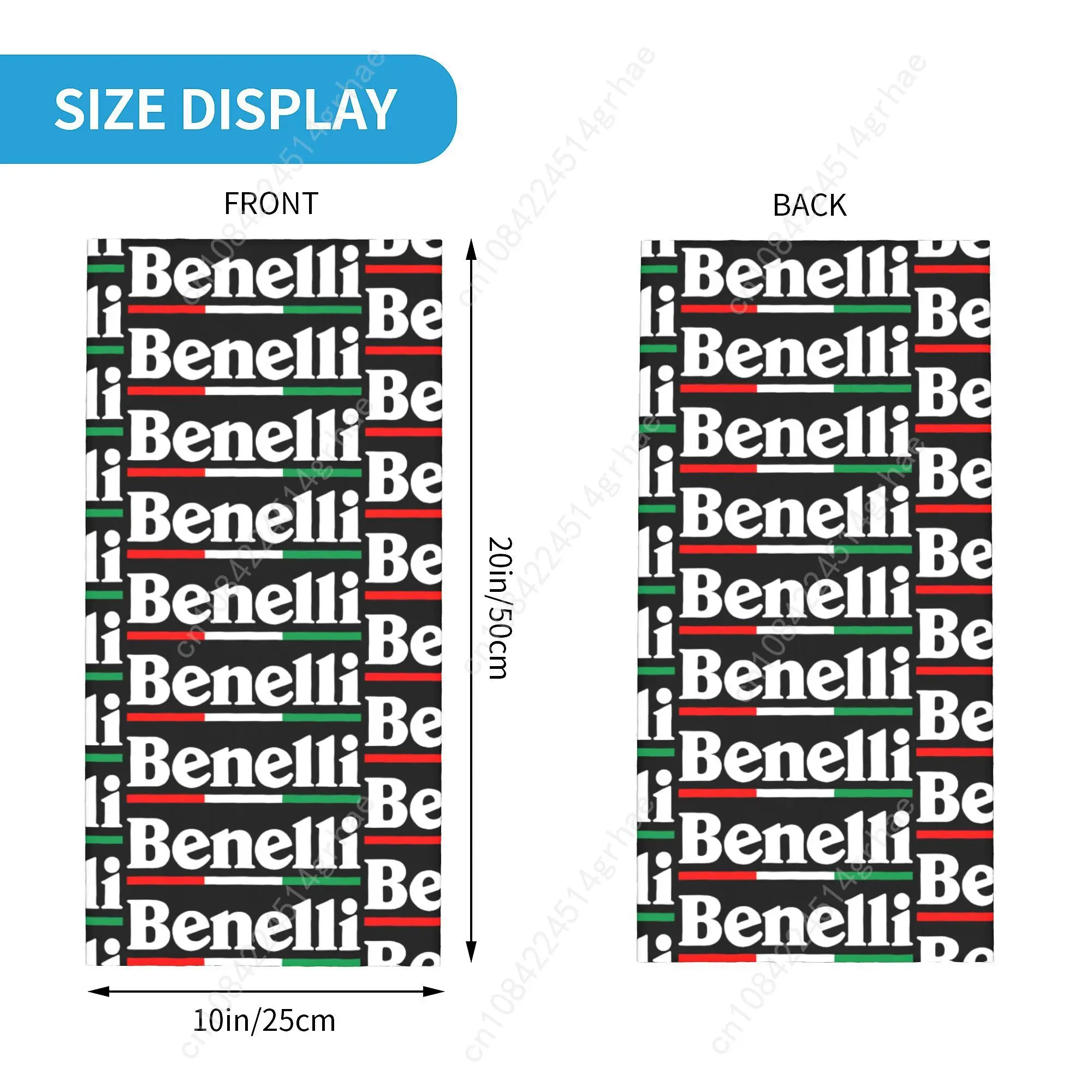 Personalizado B-Benellis Design Bandana Pescoço Mais Quente Homens Mulheres Inverno Esqui Caminhadas Cachecol Polaina Capa Facial