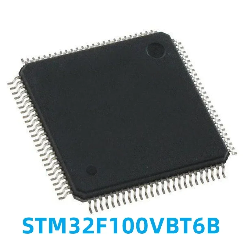 1PCS STM32F100VBT6B STM32F100 QFP-100 IC 32-bit Processor MCU