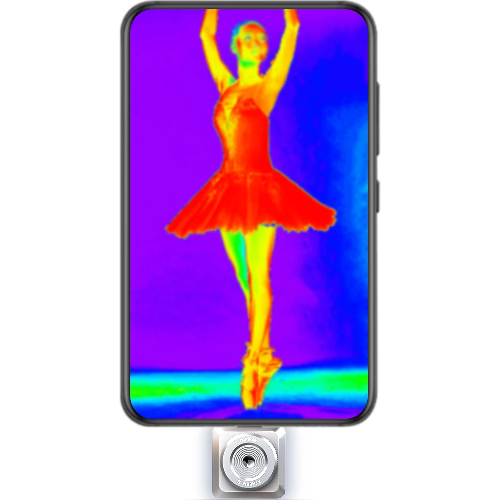 Powerful Mobile Phone Infrared Imaging Measuring Thermal Set For Smartphones