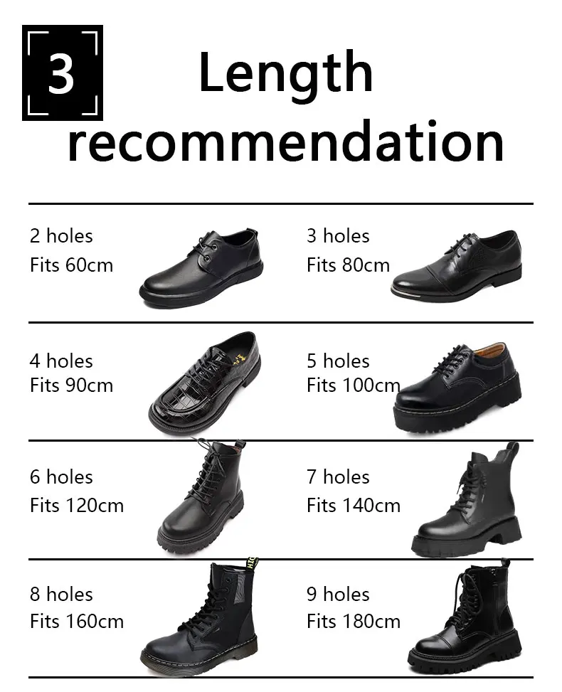 Runde Schuhbänder aus gewachster Baumwolle, Leder-Oxford-Schnürsenkel, wasserdichte Schuhbänder für Damen, Herren, Stiefel, Slipper, Schuhbänder, Zubehör – Detail 7