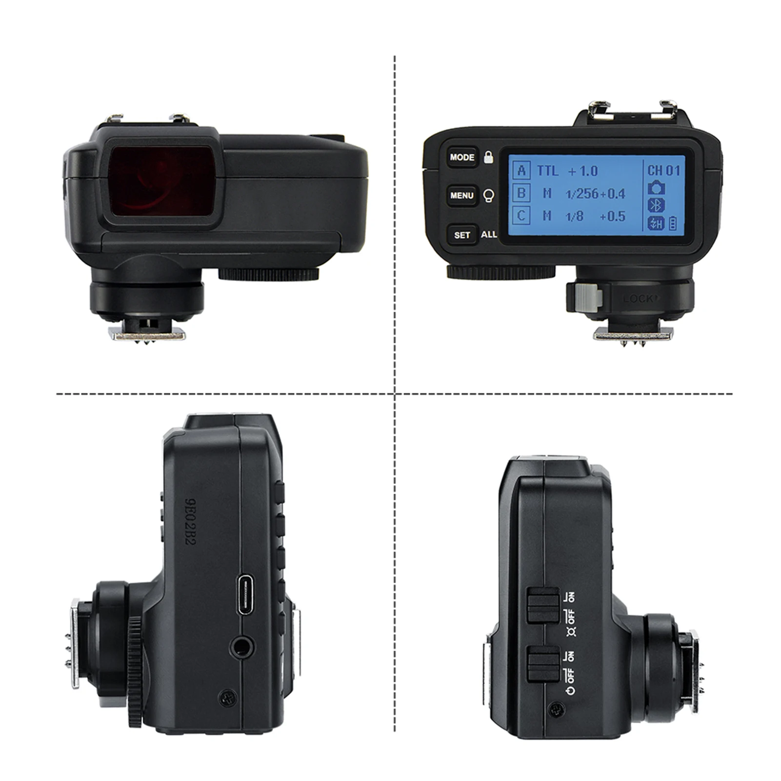 【جديد】جودوكس X2T-C E-TTL II 1/8000s HSS جهاز إرسال فلاش لاسلكي لنيكون سوني كانون فوجي أوليمبوس GodoxV1 TT685C TT350C