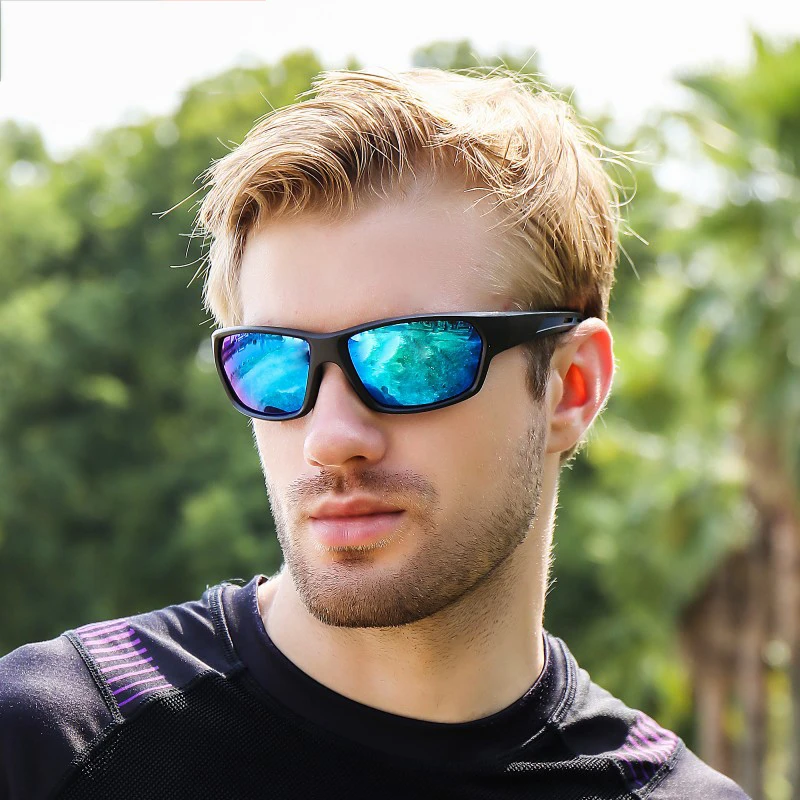 Colorful Sports Glasses Fashionable Cycling Eye Protection Men's Dust-proof Sunglasses Sunglasses 9950