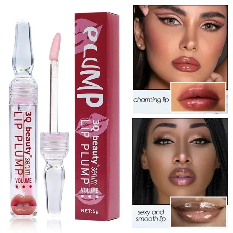 

EOEKKY Instant Lip Oil Plumper Volumising Moisturizing Lip Repairing Fade Lines Brighten lip plumping gloss Oil Lips Care