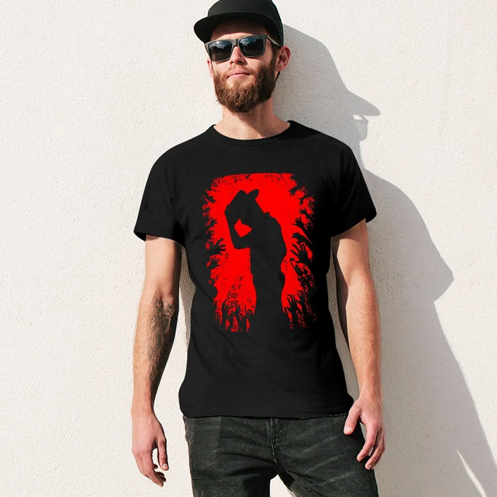 Rick grimes and team T-Shirt sublime aesthetic clothes clothing for men - view 3