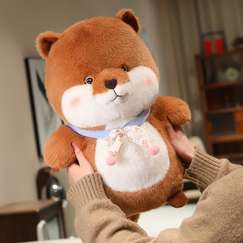 22/35/45 سنتيمتر لطيف الضغط السنجاب دمية أفخم دمية الأطفال وسادة نوم شفاء سلسلة مرافقة دمية الأطفال #5