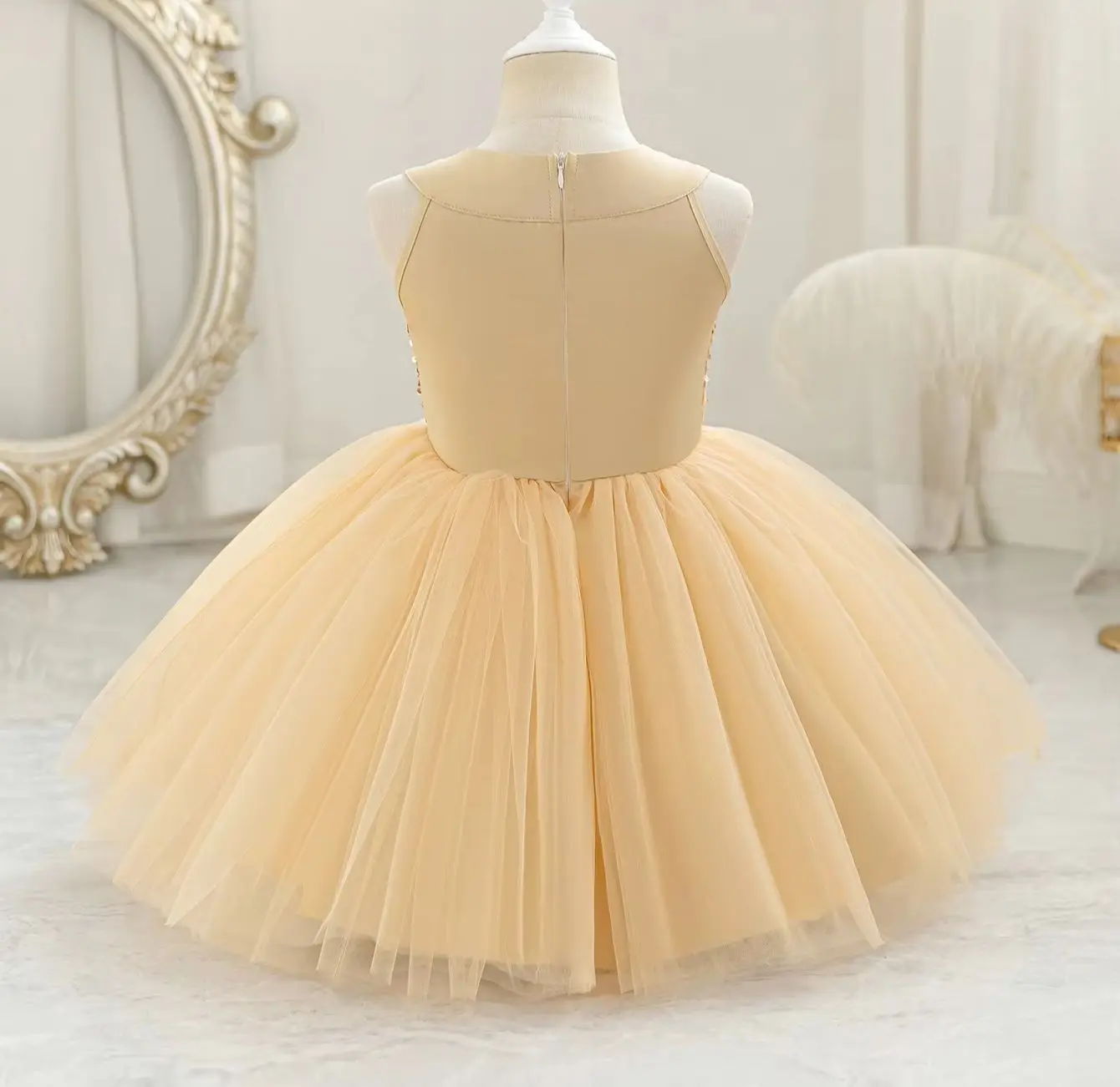 Girl Performance Dress Kid Girls' Birthday Party Clothes Girls Dancing Dresses 2-6Y
