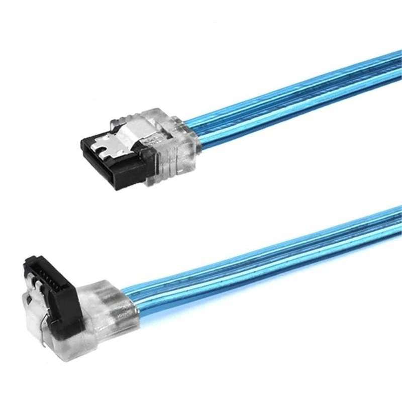 ABJF-SATA 3.0 III 6Gb/S Hard Disk Drive Data Serial ATA Straight Cable 26AWG For HDD SSD Cord Line 7Pin Sata Cable 30CM A
