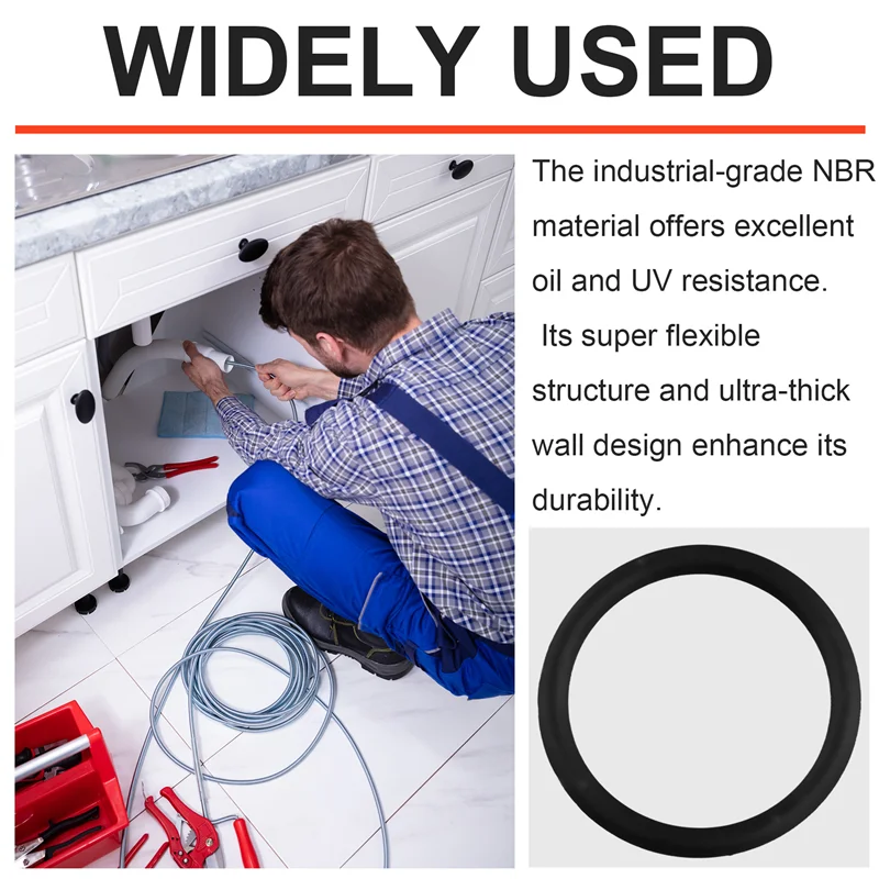 

347 шт., набор резиновых уплотнительных колец, прокладка Buna-N, сменные уплотнительные кольца для ремонта сантехнического крана-A50M