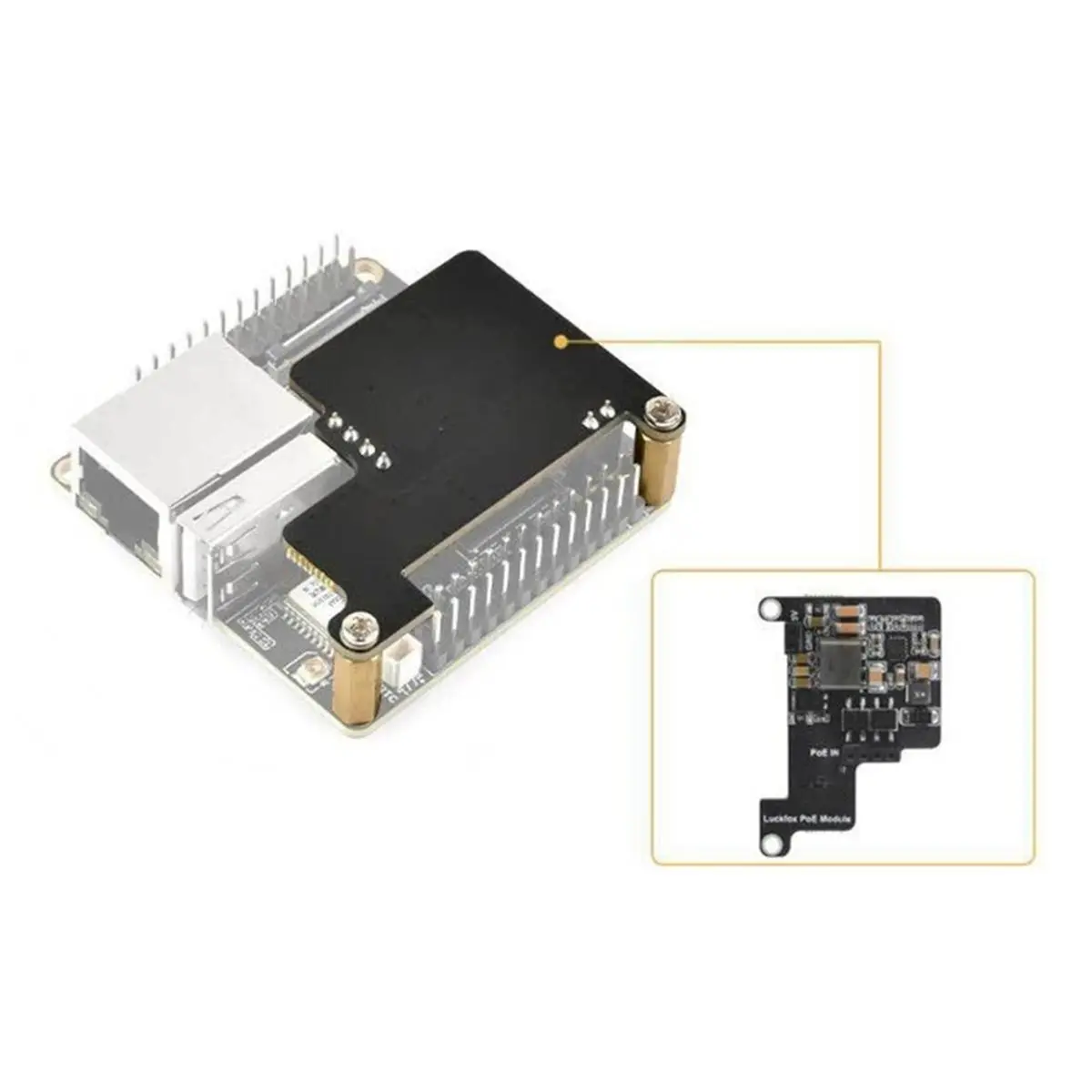 

(A32M) Плата разработки без WiFi6 + модуль PoE RK3506B RISC-V Linux + BT5.2 8G EMMC с поддержкой PoE Ethernet для Luckfox Pico Ultra
