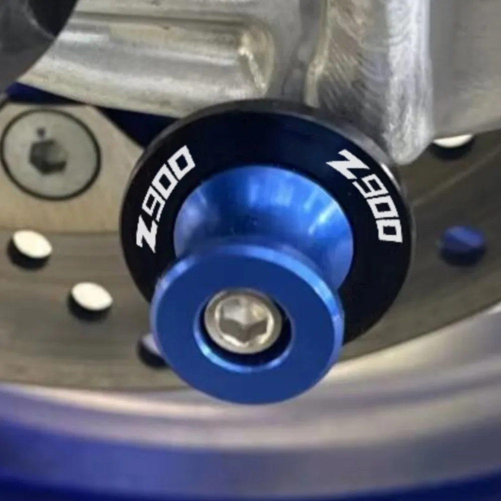 

Motorcycle Swingarm Spools CNC FOR KAWASAKI Z900 Z 900 2017-2024 2023 2022 2021 2020 New Logo 8mm Slider Stand Screws 2019 2018