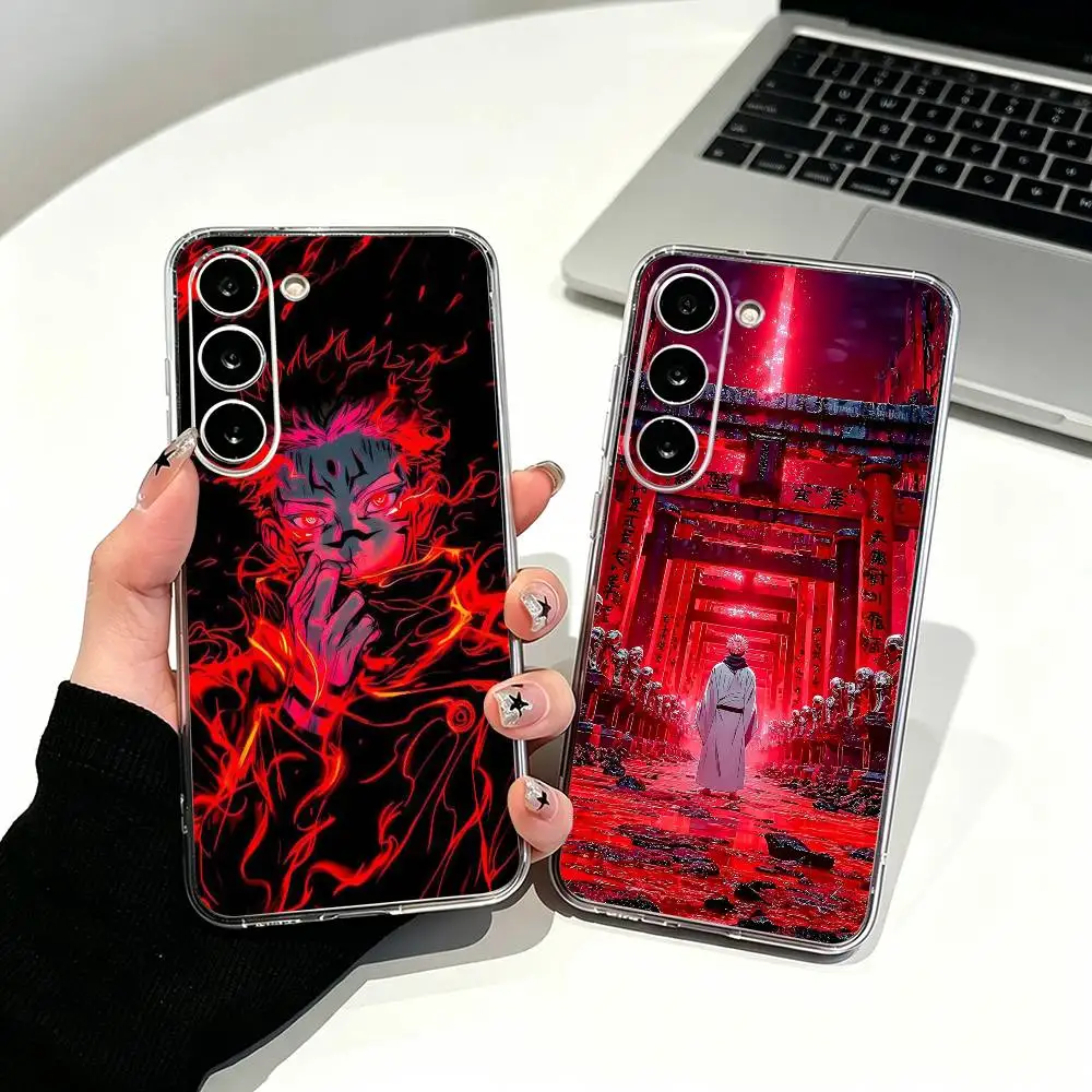 Anime Jujutsu Kaisen-S Clear Soft Silicone Phone Case for Samsung Galaxy A71, A70, A52, A51, A40, A30