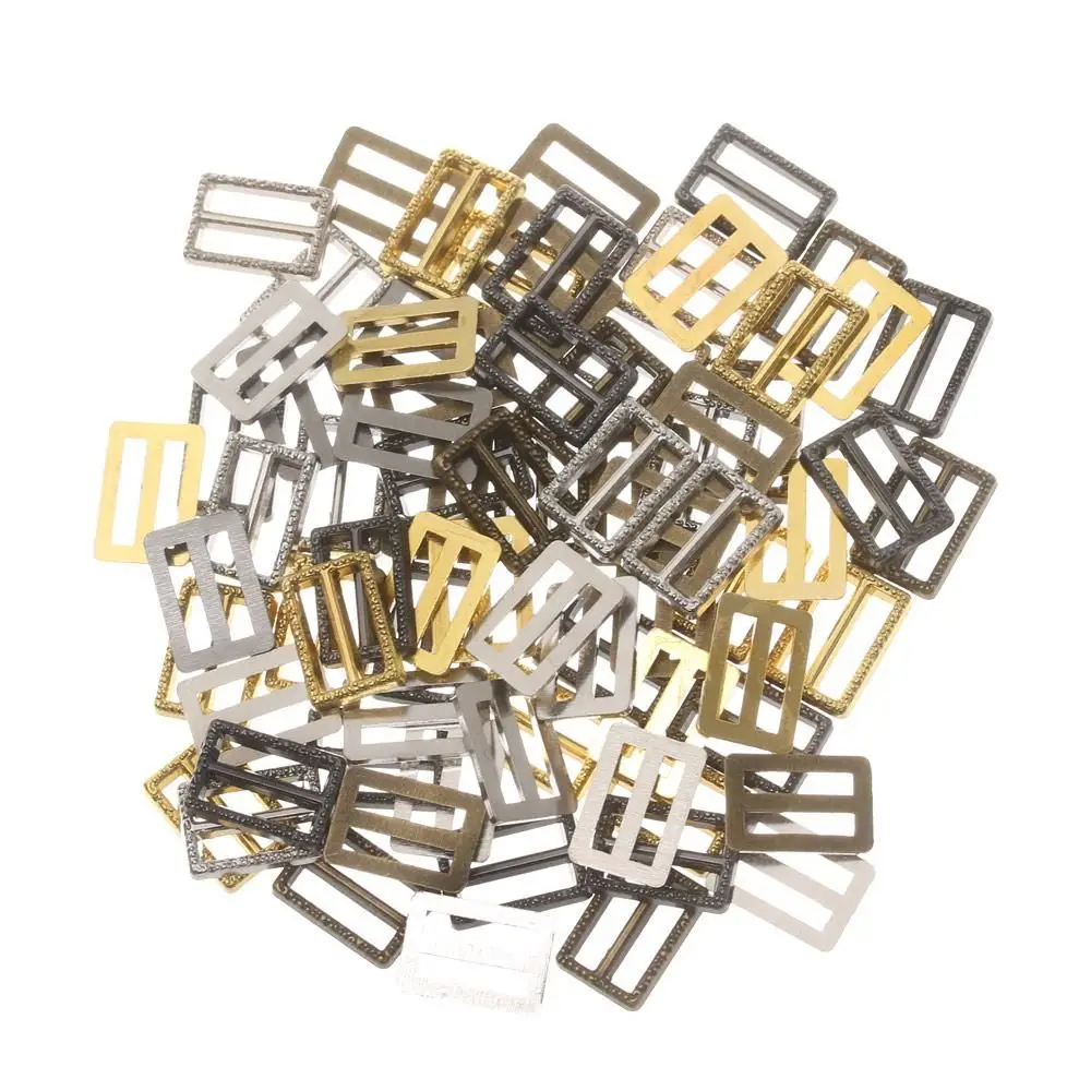 20/40pcs 3.5mm/9mm Mini Ultra-small 4 Colors Diy Dolls Buckles  Bags Accessories Pattern Belt Buttons Tri-glide Buckle