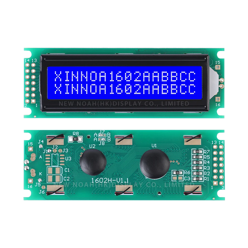 Blue Film White Letters 1602H Liquid Crystal Display Interface 14PIN ST7066U Industrial Grade Display Screen Global Bestseller