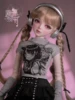 1/3 BJDドール 手描き人形 女の子おもちゃ ギフトセット 交換着 ウィッグ 関節可動 60cm人形 ファッション ギフト 2