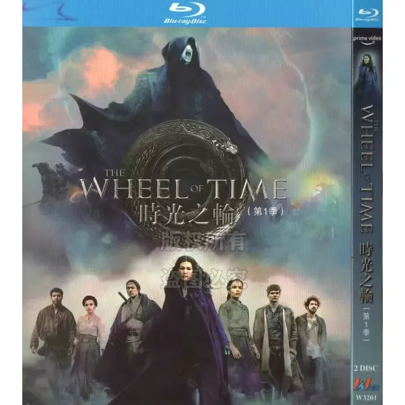 Wheel of Time Season 1 and 2 American Fantasy Action Adventure TV Series BD Blu-ray High Definition 4 Disc Set