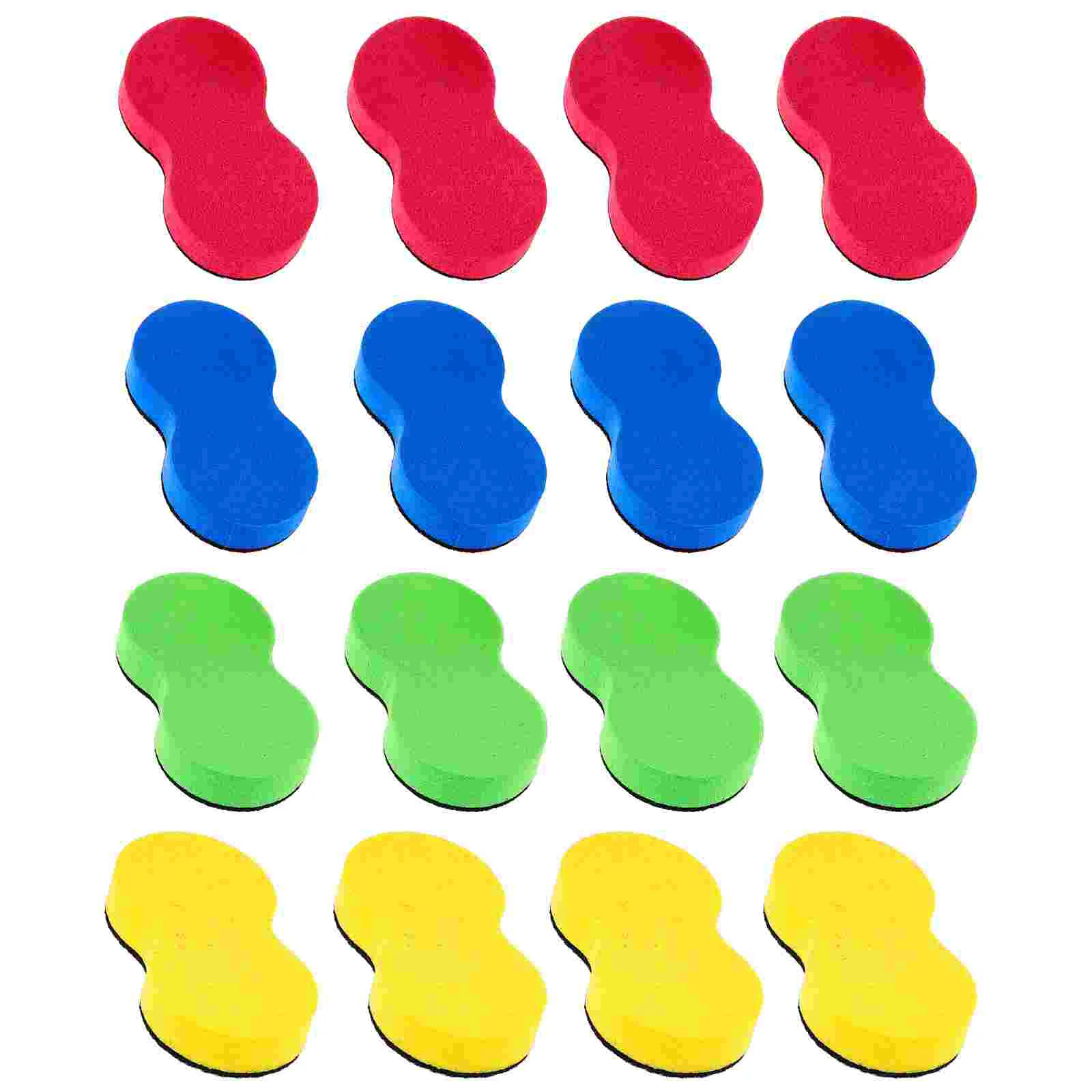 20 Pcs Portable Child Magnetic Whiteboard Accessories Dry Erase Erasers Eva Mini