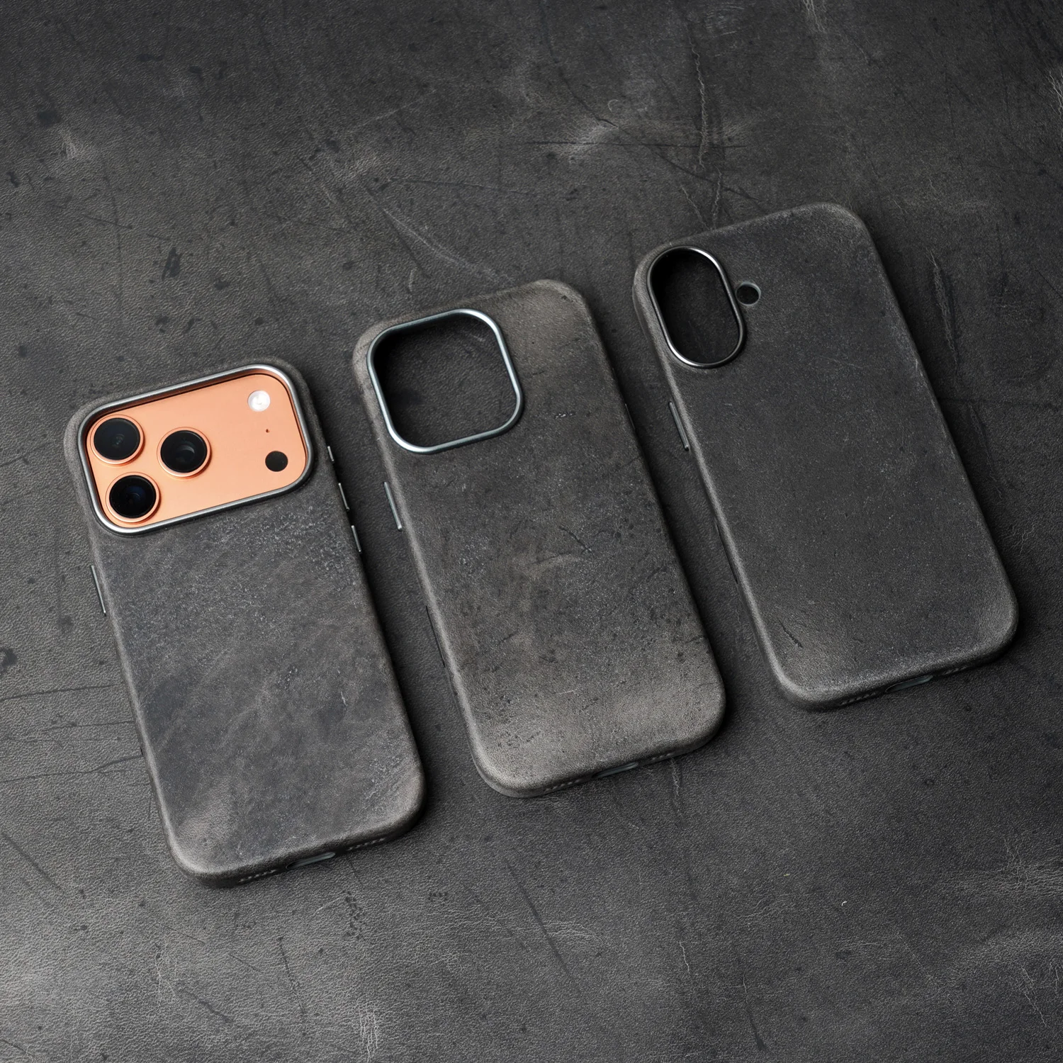 

Чехол Scars Crazy Horse из натуральной кожи для iPhone 17 16 Pro Max, магнитный, с выдвижным механизмом, из матовой воловьей кожи