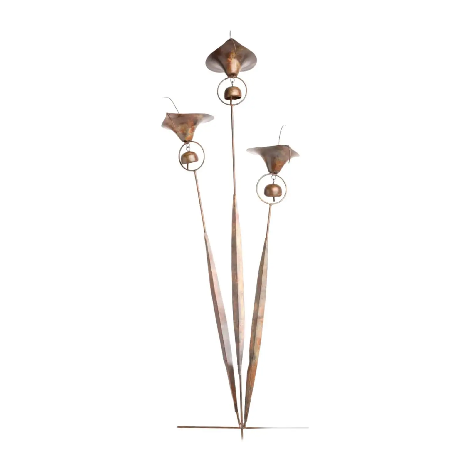 

Garden Stake with Bells Lawn Ornament for Garden Party Supplies Courtyard