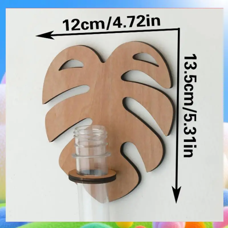 

Leaf Shape Wall Green Plant Rack For Indoor Plants Plant Propagation Station For Women Mom Plant Lovers Gifts-AA25