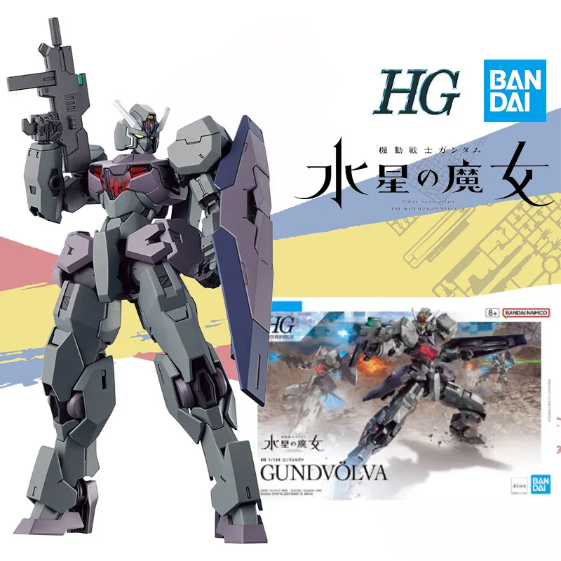 

Bandai Original HG 1/144 TWFM 24 EDM-GB GUNDVOLVA Anime Action Figure Assembly Model Toy Ornament Collection Gift for Children