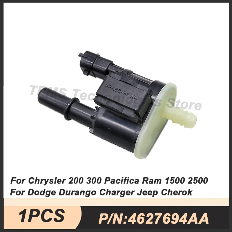 

4627694AA Vapor Canister Purge Control Valve For Chrysler 200 300 Pacifica Dodge Durango Charger Jeep Cherokee Ram 1500 2500