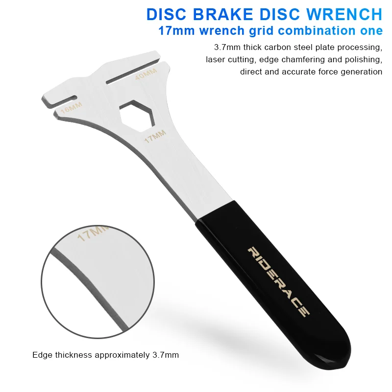 Bike Disc Brake Correction Wrench Stainless Steel Bicycle Brake Rotor Alignment Truing Tool MTB Repairing Correction Wrench