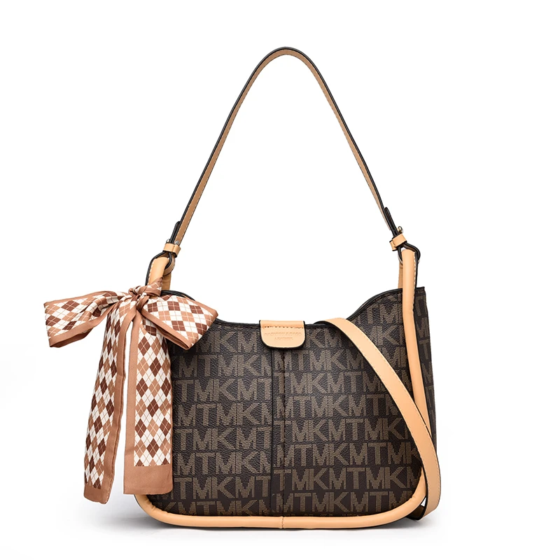 

Повседневная простая винтажная модная сумка Модный дизайн с буквенным логотипом Сумка через плечо Женская роскошная сумка-тоут для повседневного использования