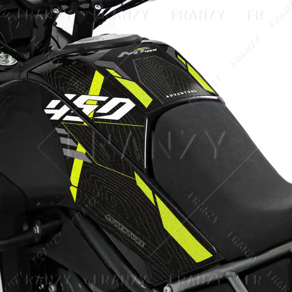 3M Motorcycle Fuel Tank Pad Stickers Protector Anti Slip Decals Accessories For CFMOTO CF moto 450MT 450 mt 2024