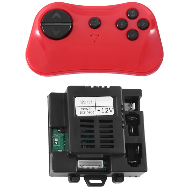 ABUM-DR01 v2.6 390myk 12v 2.4g bluetooth controle remoto e receptor para crianças peças de reposição de veículos elétricos
