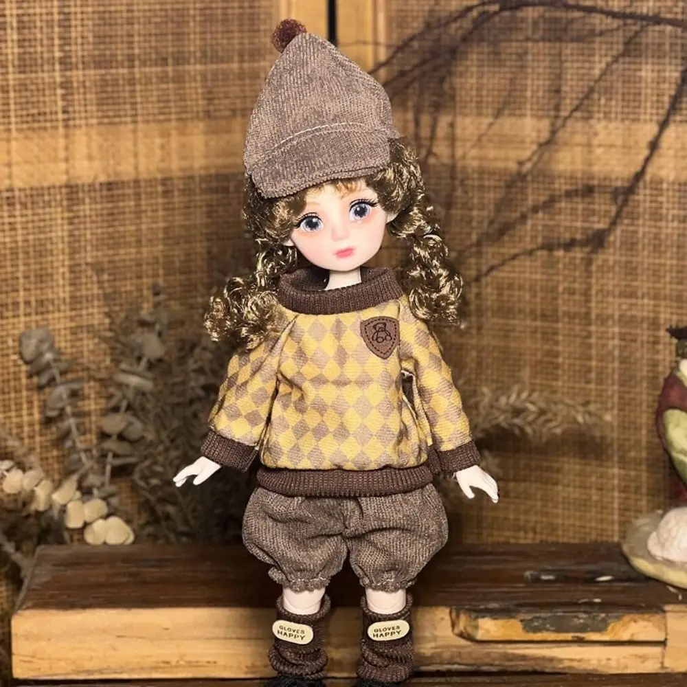 Poupées BJD élégantes avec perruque, maquillage aux herbes et beurre, cheveux longs, yeux attrayants, robe de princesse, 1 ensemble, 1/6 SD, 30cm