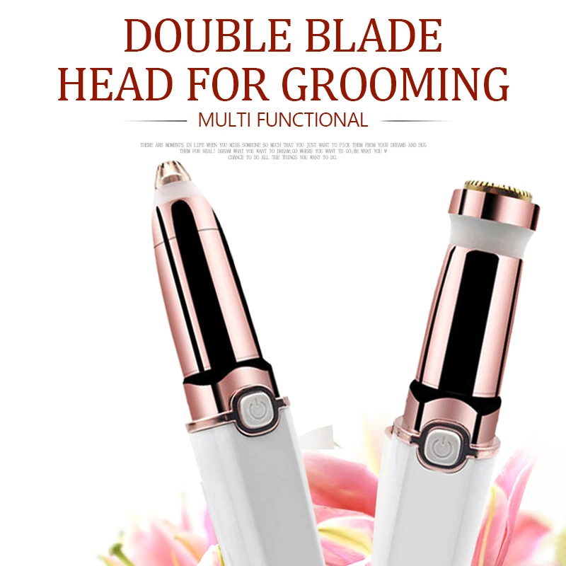 電動眉毛トリマー ミニアイブロウエピレーター 顔の脱毛 レディース ポータブル 女性用 痛みのないカミソリシェーバーツール