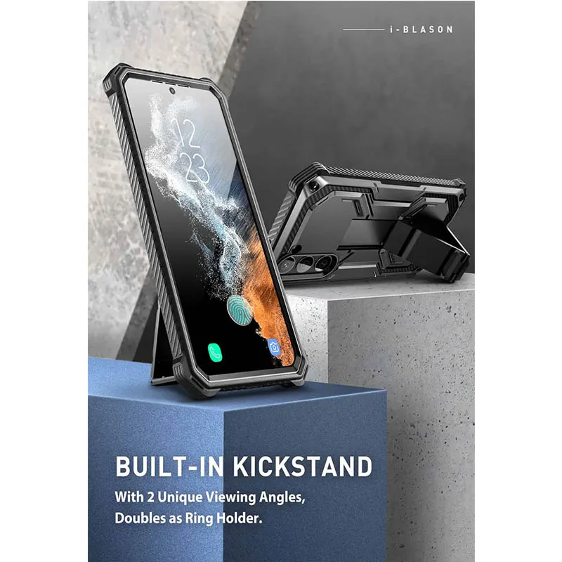 For Samsung Galaxy S23 Plus Case (2023 Release) 6.6 inch I-BLASON Armorbox Full-Body Rugged Case with Built-in Screen Protector