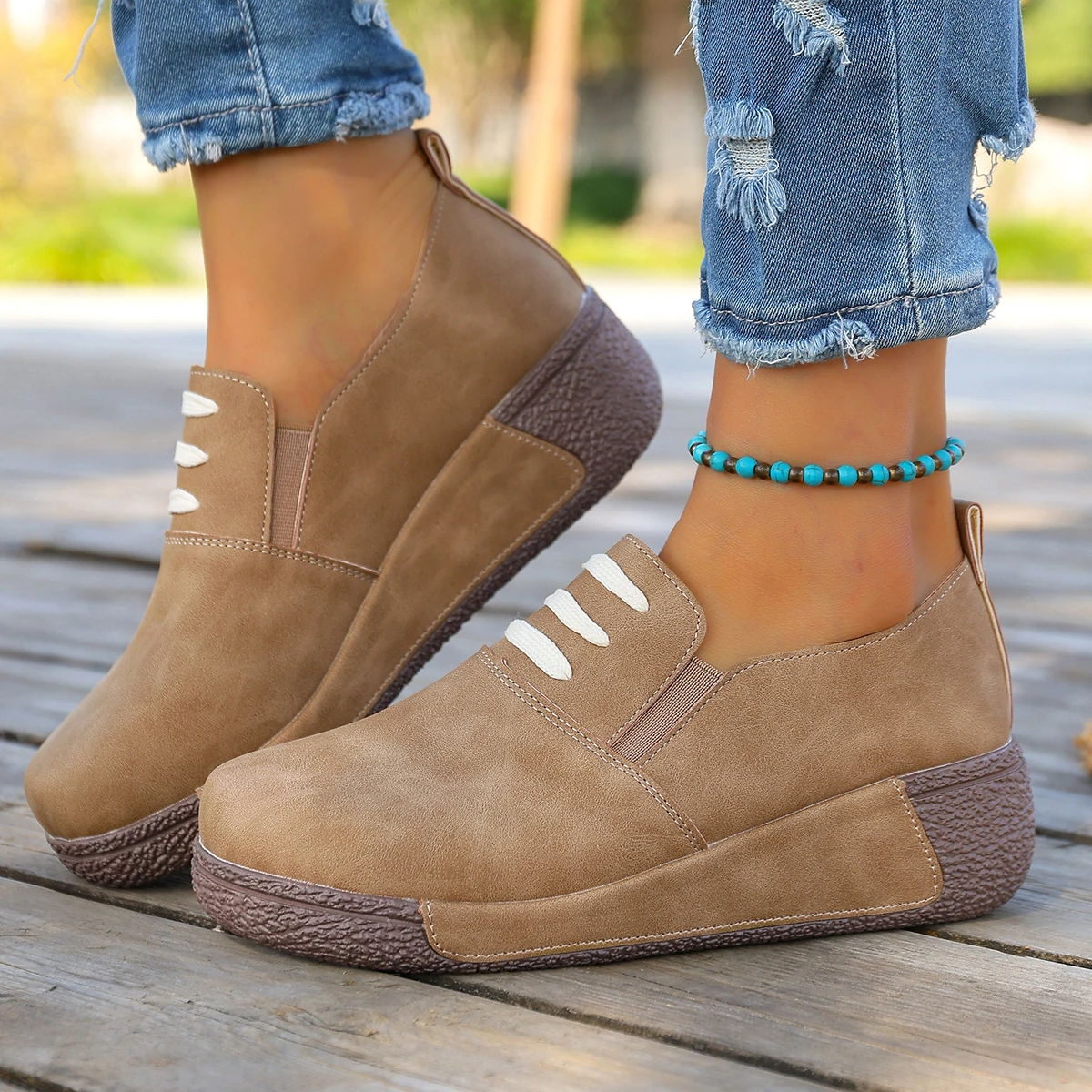 2025 نساء أحذية رياضية عادية حجم كبير مريح في الهواء الطلق أحذية مصممين موضة تنفس منصة أحذية رياضية Zapatos De Mujer