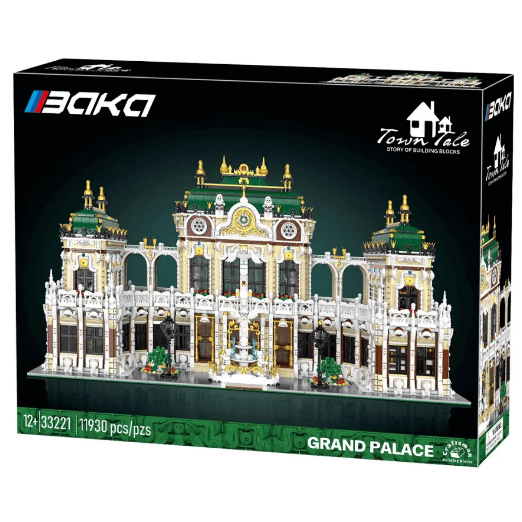 11930Pcs High Difficulty MOC Grand Palace Classic Castle Building Blocks City Modular DIY Toys Bricks Assembled Children\'s Gift