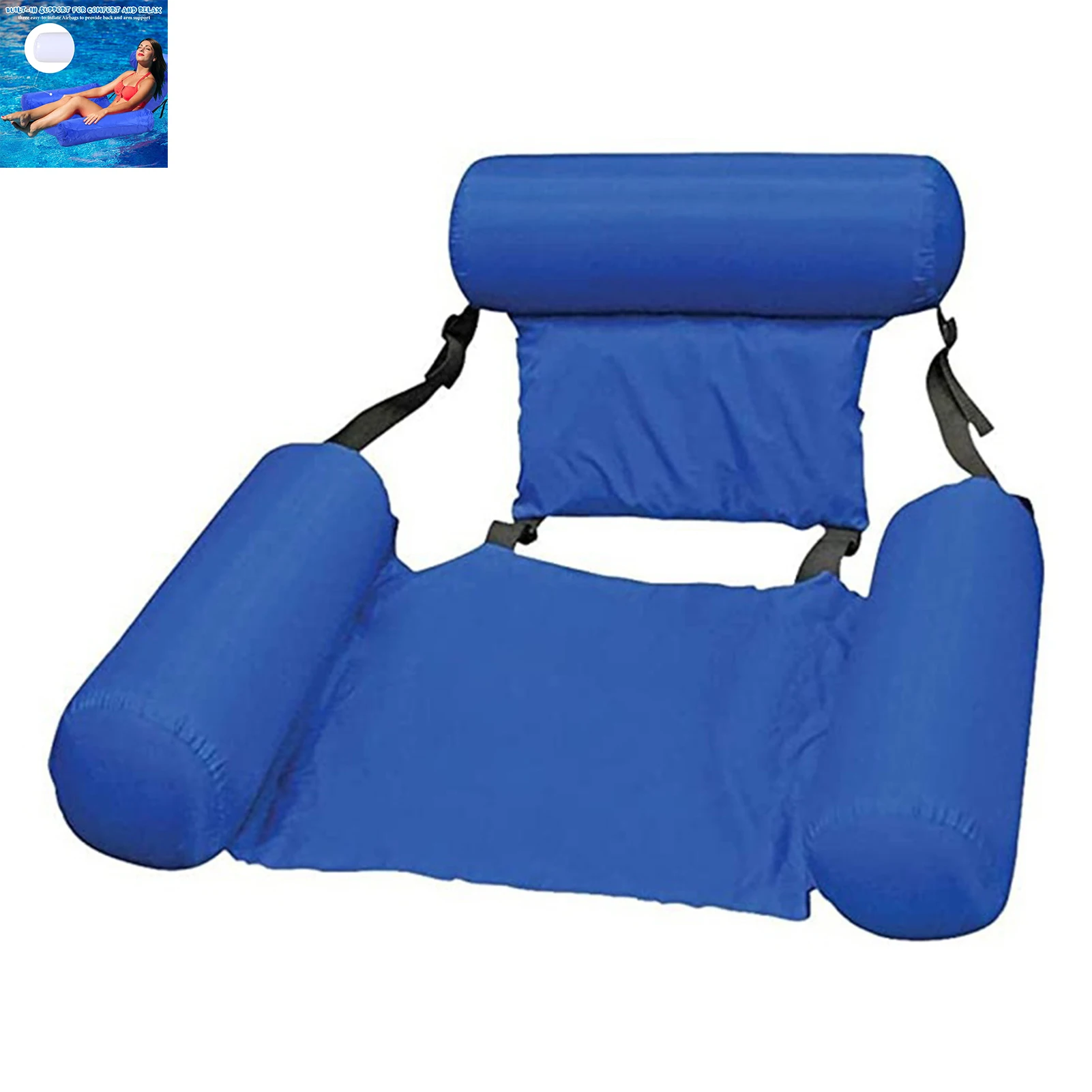 PVC Swimming Floating Bed PVC Pool Lounger Swimming Pool Floating Beds for Pool Party Decoration