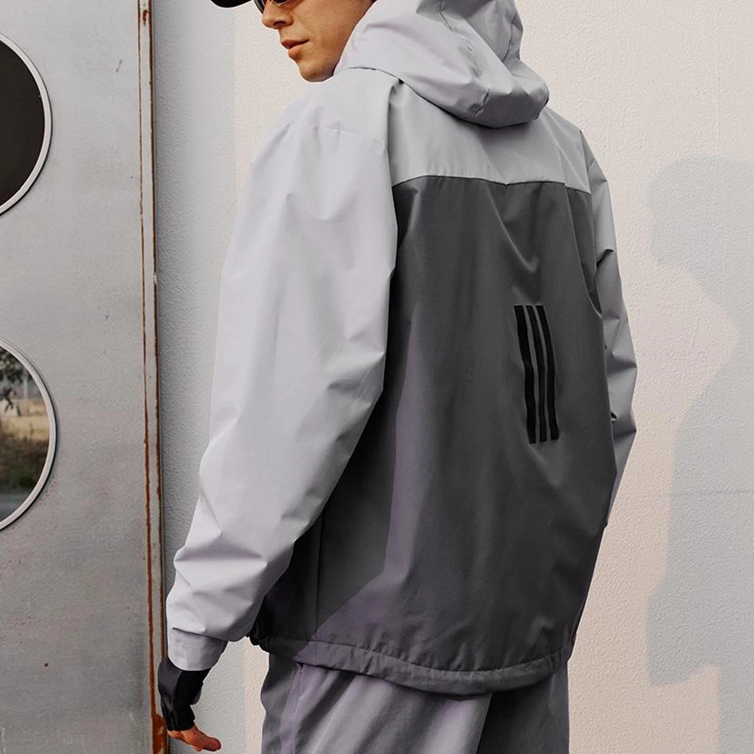 Adidas Originals 2025 New Men and Women Patched Loose Outdoor Jacket KB1752