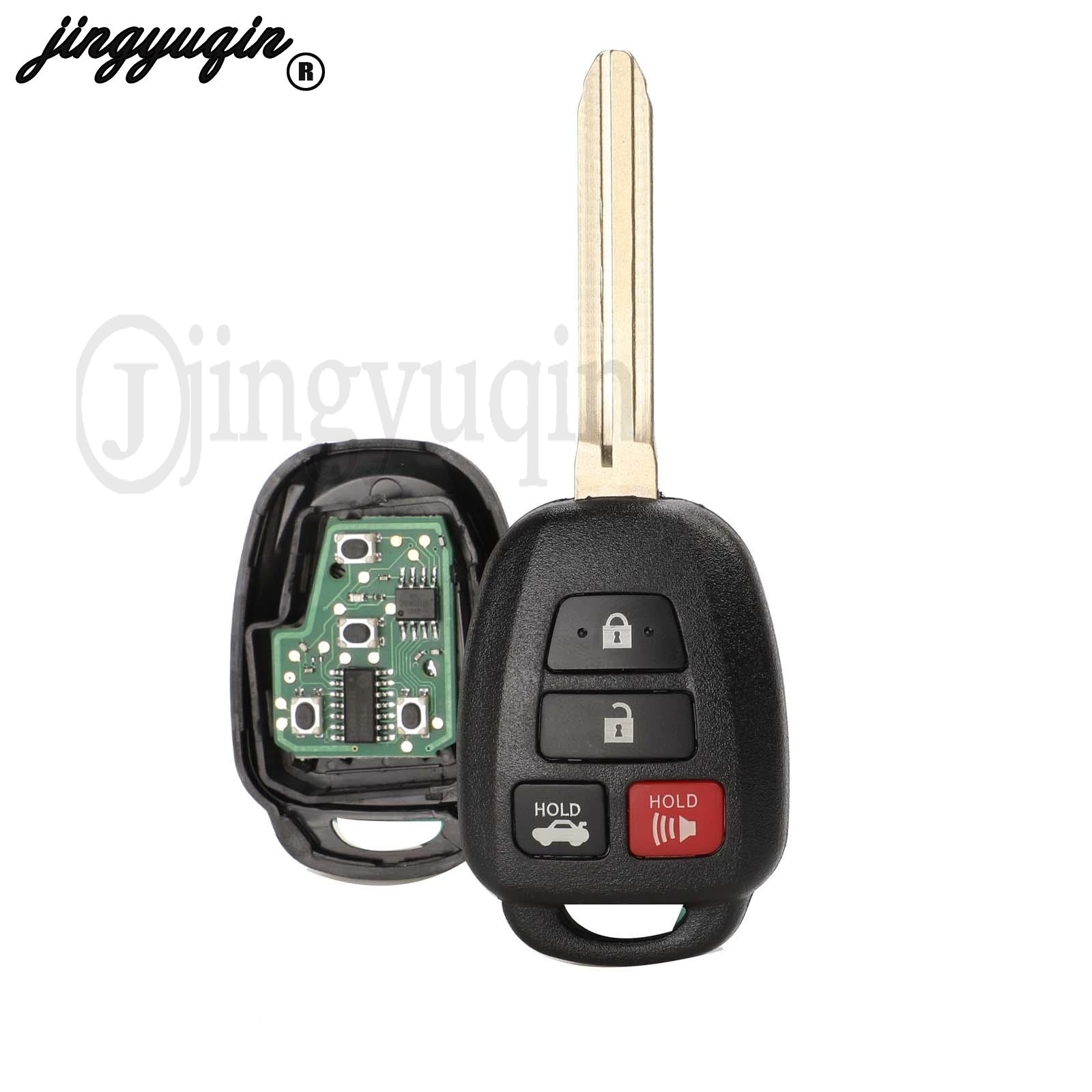 jingyuqin 3/4 B Remote Car Key Control Key Fob 315MHZ For Toyota CAMRY 2012 2013 2014 2015 Corolla HYQ12BDM-G HYQ12BDM-H