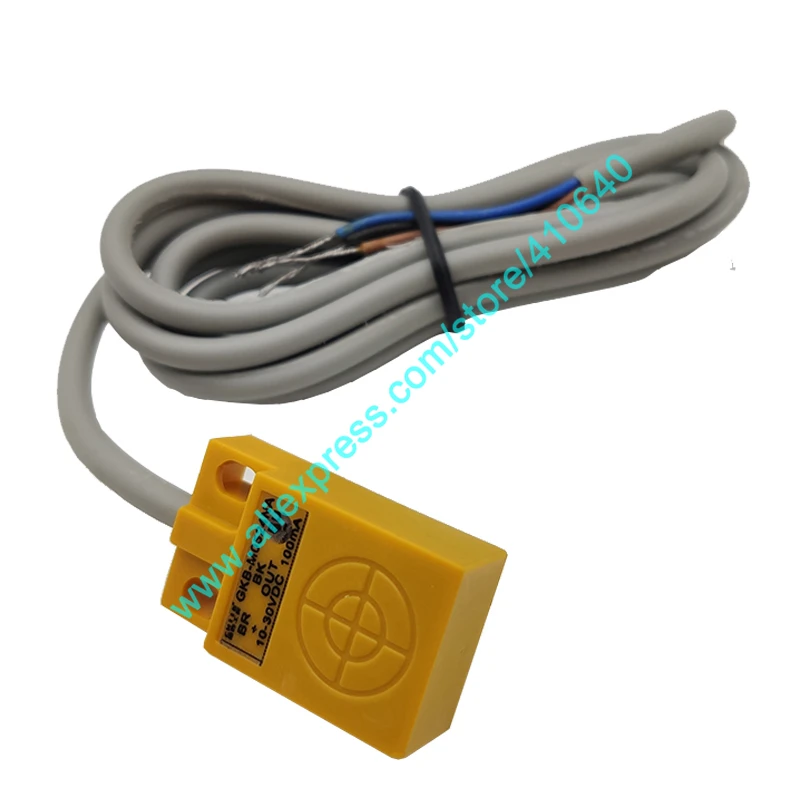 

Mini Size OMCH Square Proximity Switch GKB-M0524NA 3 Wire NPN Normally Open 10 to 30V Sensor For Metal Material 1100 mm Cable