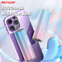 MEIYULIN 5000mAh Mini Power Bank USB PD20W Fast Charging Portable Powerbank External Spare Battery For iPhone 14 Samsung Xiaomi