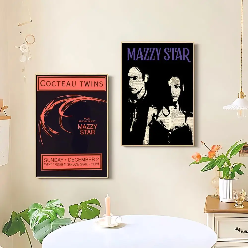 Hot Rock Band M-Mazzy S-Star Poster HD art sticky wall waterproof home living room bedroom bar aesthetic decoration