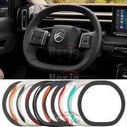 Leather Car Steering Wheel Cover for Citroen C3 Aircross 2025 Non-slip Car-styling Auto Accessories