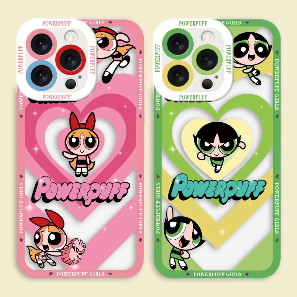 

Lovely The P-Powerpuff Girls Phone Case For Xiaomi POCO X7 X6 X5 X4 X3 NFC GT F3 F5 M6 M4 M3 11 11T PRO LITE NE Clear Case Shell