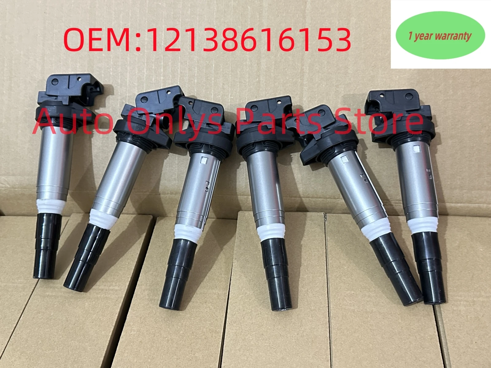 6PCS 12137594596 12138616153 For BMW E81 F22 F23 E46 E90 F33 X3 E83 E65 E66 0221504470 12137571643 C1795 C1826 Ignition Coil