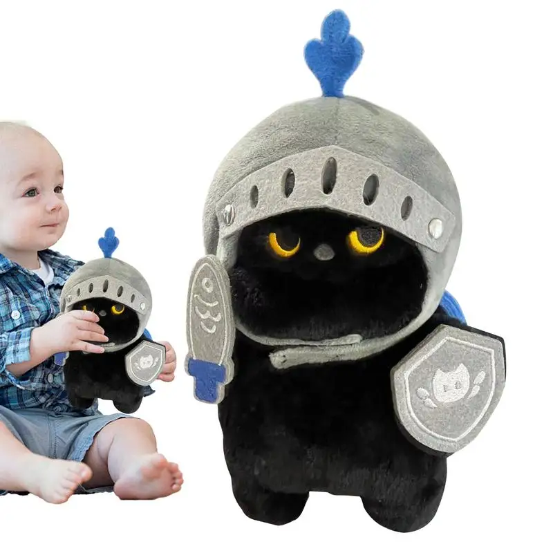 

Cat Stuffed Animal Plush Toy Animal Plush Doll Stuffed Knight Cat Toys Soft Cat Plush Stuffed Animal Toy For Boys Children And