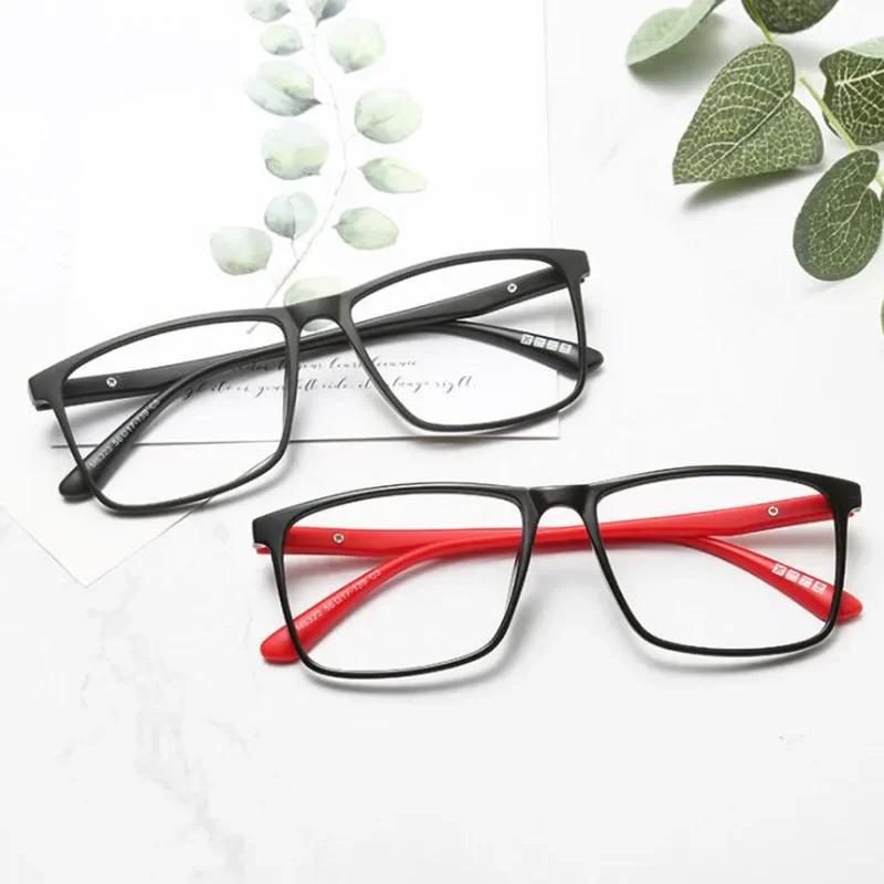 

Ultralight Finished Myopia Glasses Women Men Students Square Shortsight Eyewear Prescription Diopters -1.5 -2.0 -2.5 To -6.0