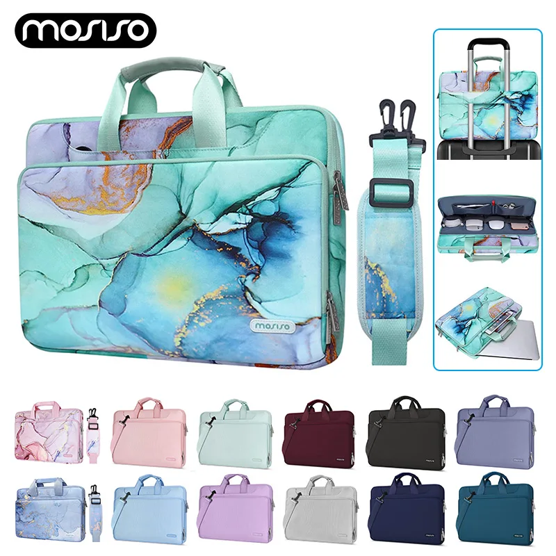 Multi-use Design Laptop Bag for Macbook Air Pro 13 14 15 16 17 inch M1 M2 2024 Lenovo HP Notebook Shoulder Handbag Sleeve Case