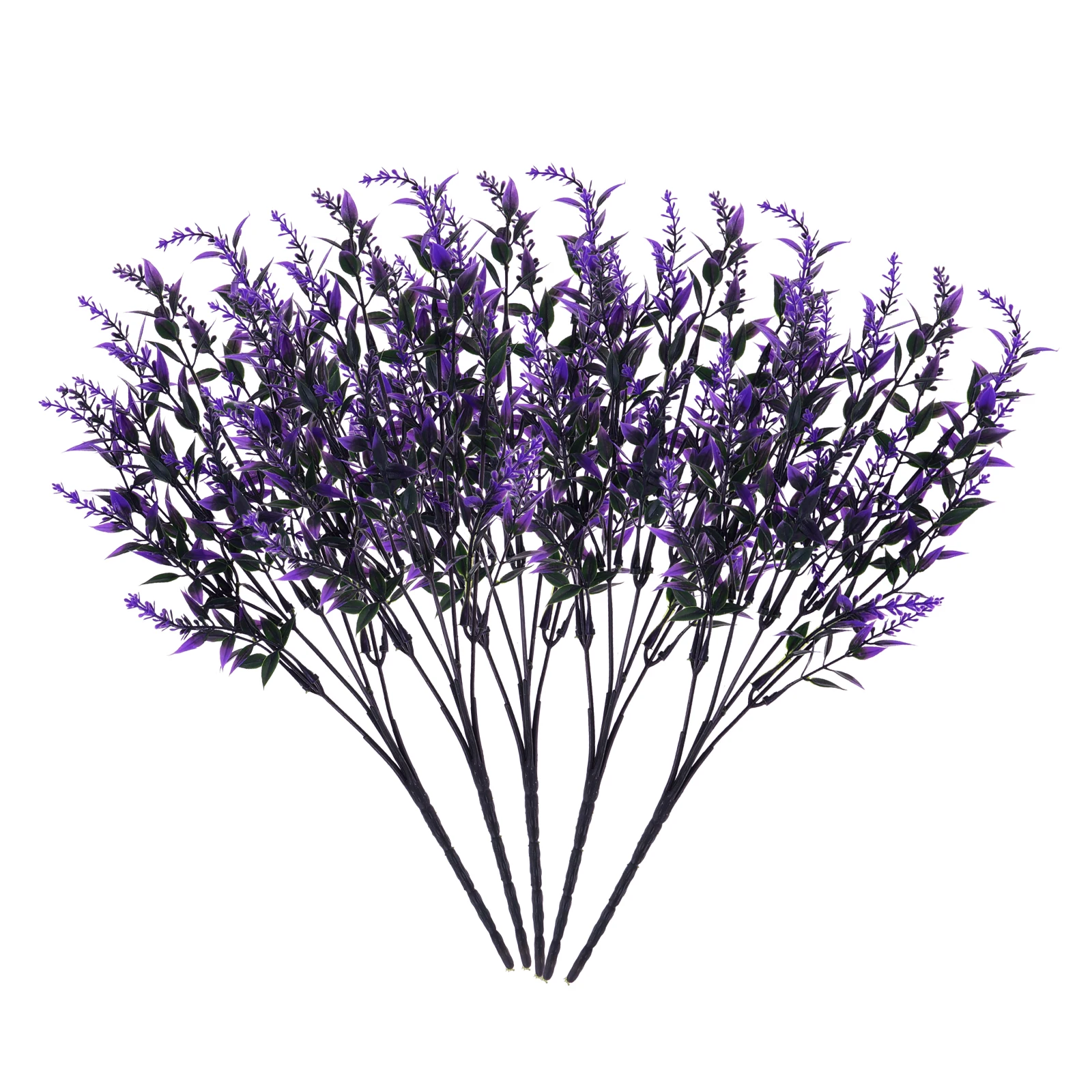 

15pcs Simulated Lavender Flowers Fake Stems Decoration Artificial Bunch Home Office Party Festival Diy Arrangement